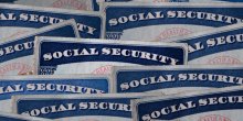 Pile of social security cards